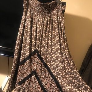 Vintage free people midi skirt